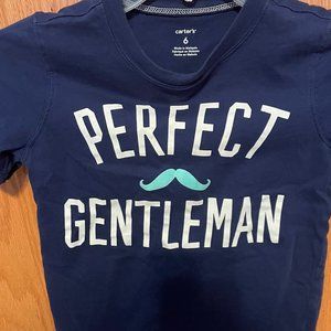 Carter's Perfect Gentleman T-shirt size 6